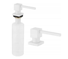 Integreeritav vedelseebi dosaator Mexen Cube, 320 ml, White цена и информация | Принадлежности для кухонных раковин и смесителей | kaup24.ee