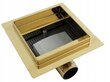 Kandiline duširenn Mexen Flat, 12x12 cm, Gold цена и информация | Duširennid | kaup24.ee