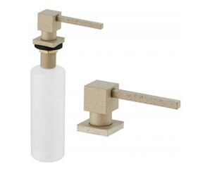 Integreeritav vedelseebi dosaator Mexen Cube, 320 ml, Beige granite hind ja info | Valamu ja segisti tarvikud | kaup24.ee