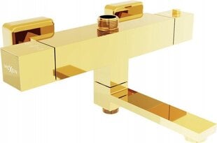 Termostaadiga vannisegisti Mexen Cube 2, Gold цена и информация | Смесители | kaup24.ee