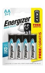 Patarei Energizer Max Plus AA 1500 LR6 B3+1 1.5V Alkaline цена и информация | Батарейки | kaup24.ee