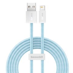 Telefonikaabel Baseus Dynamic kaabel USB to Lightning, 2.4A, 2m, sinine hind ja info | Mobiiltelefonide kaablid | kaup24.ee