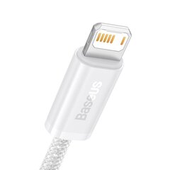 Динамический кабель Baseus USB на Lightning, 2,4 А, 1 м (белый) цена и информация | Borofone 43757-uniw | kaup24.ee