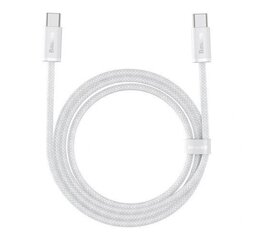 Cable USB-C to USB-C Baseus, 100W, 2m (white) цена и информация | Кабели для телефонов | kaup24.ee