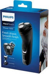 Ротационная бритва Philips 1000 series S1223/41, черная цена и информация | Электробритвы | kaup24.ee