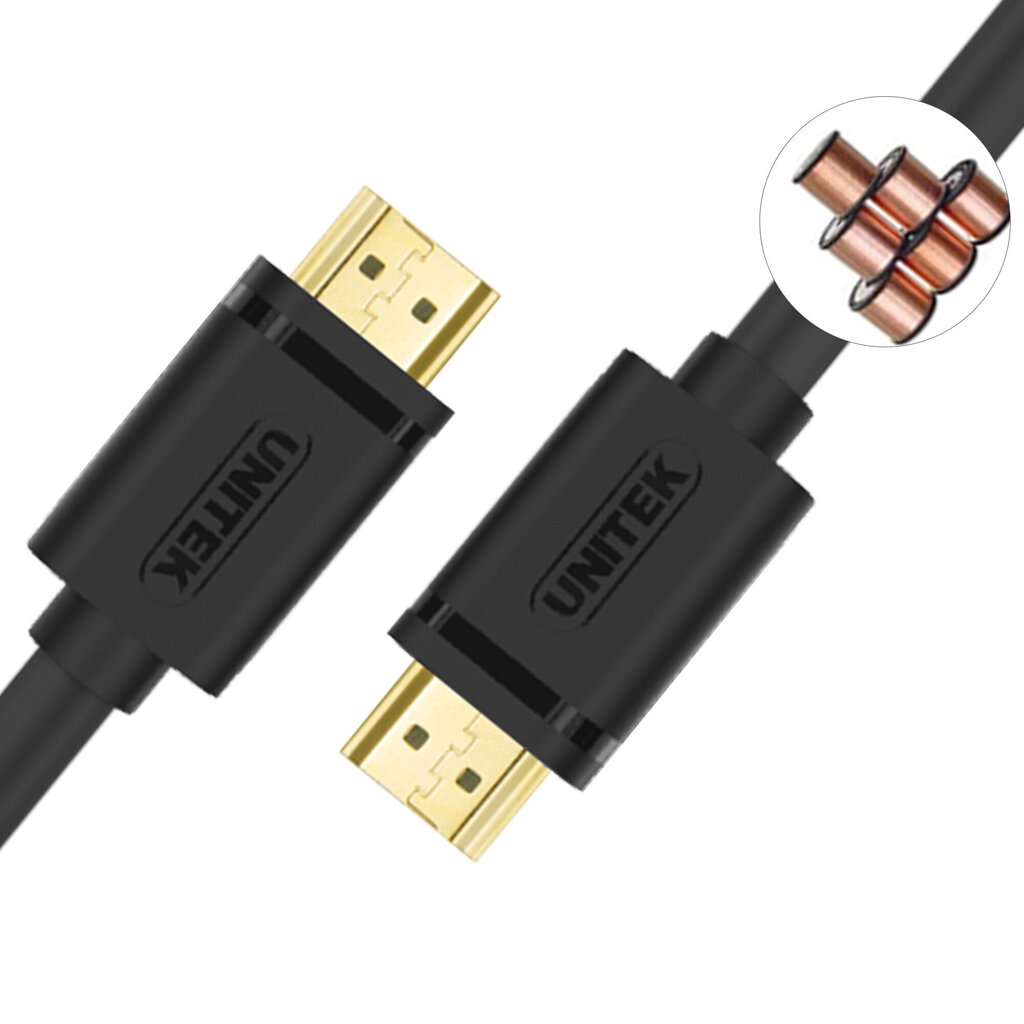 Unitek Y-C138M, HDMI, 2 m цена и информация | Kaablid ja juhtmed | kaup24.ee