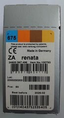 Батарейки Renata (ZA675.DP6) для слуховых аппаратов (Zinc-Air) цена и информация | Батерейки | kaup24.ee