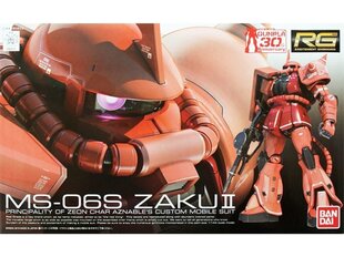 Конструктор Bandai - RG MS-06S Zaku II, 1/144, 61595 цена и информация | Конструкторы и кубики | kaup24.ee