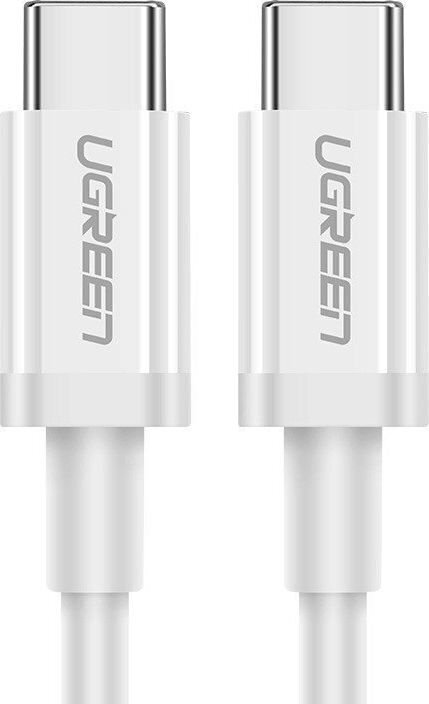 UGREEN USB-C to USB-C + USB-A Cable QC 3.0 PD 3A 1m (White) цена и информация | Mobiiltelefonide kaablid | kaup24.ee