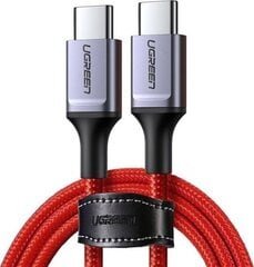 USB-C to USB-C cable UGREEN 2.0 1m (red) цена и информация | Borofone 43757-uniw | kaup24.ee