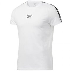 Мужская футболка с коротким рукавом Reebok Essentials Tape, белая цена и информация | Мужская спортивная одежда | kaup24.ee