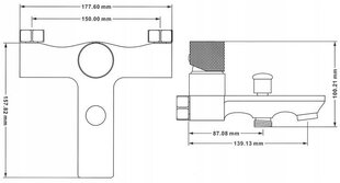 Mexen vannitoasegisti Royo One, white/chrome hind ja info | Vannitoa segistid | kaup24.ee