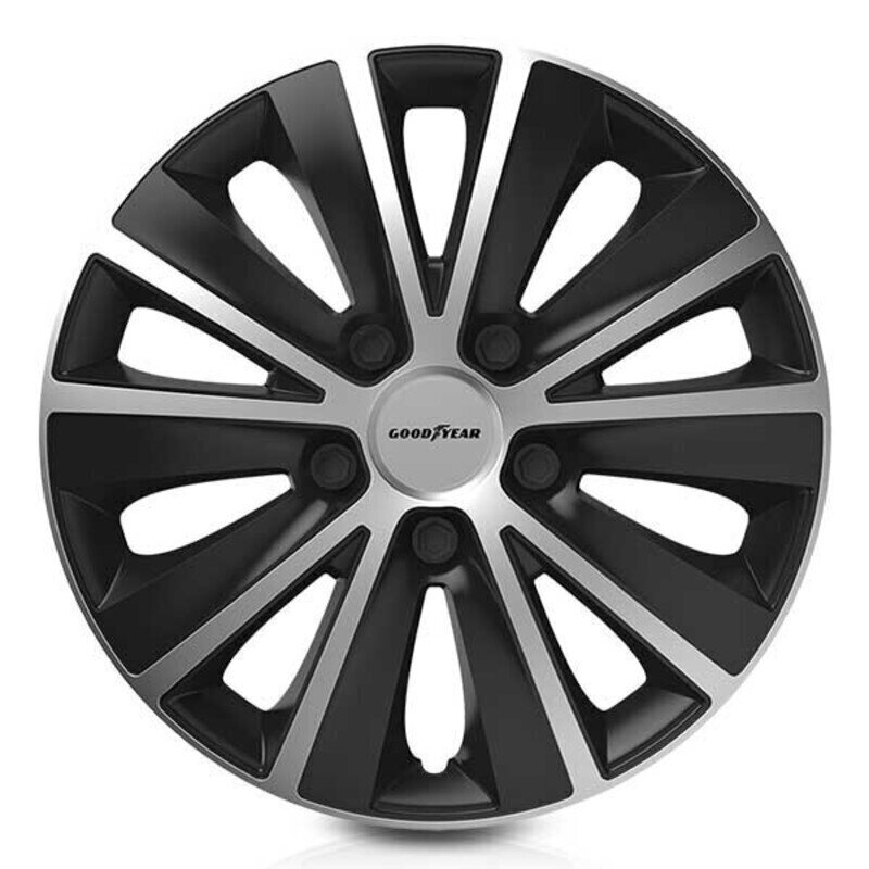 Ilukilbid Goodyear Monaco Must Hõbedane 16" (4 uds) hind ja info | Ilukilbid | kaup24.ee