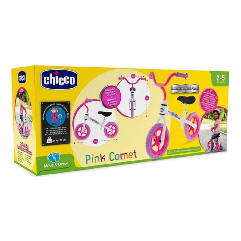 Lasteratas Pink Comet Chicco Roosa hind ja info | Jooksurattad | kaup24.ee