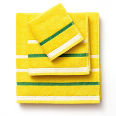 Набор полотенец Benetton, жёлтый (3шт) цена и информация | Полотенца | kaup24.ee