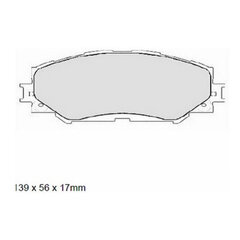 Тормозные колодки Black Diamond PP817 цена и информация | Lisaseadmed | kaup24.ee