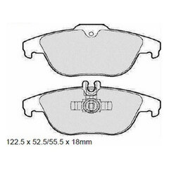 Piduriklotsid Black Diamond PP725 Tahke Tagumine hind ja info | Lisaseadmed | kaup24.ee