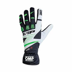 Men's Driving Gloves OMP Must hind ja info | Mootorratta kindad, kaitsmed | kaup24.ee