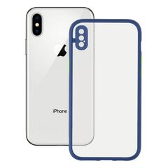 Mobiiltelefoni Kaaned iPhone X , XS KSIX Duo Soft Sinine hind ja info | Telefoni kaaned, ümbrised | kaup24.ee