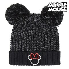 Müts Minnie Mouse Must black (Üks suurus) цена и информация | Шапки, перчатки, шарфы для мальчиков | kaup24.ee