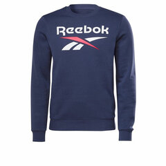 Dressipluus ilma kapuutsita, meeste Reebok Identity Tumesinine hind ja info | Meeste pusad | kaup24.ee