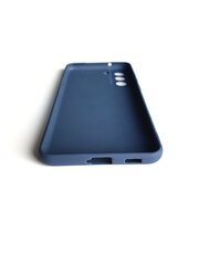 Матовый силиконовый чехол Hallo Back Case 1 мм для Samsung Galaxy S21 FE, синий цена и информация | Чехлы для телефонов | kaup24.ee