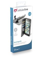 Apple iPhone SE/7/8 ümbris Cellularline Book Agenda hind ja info | Telefoni kaaned, ümbrised | kaup24.ee