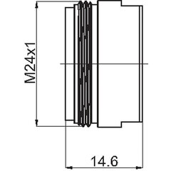 Aeraator Rubineta Spider M24x1 (Q8), 636763B цена и информация | Аксессуары для душа, смесителей | kaup24.ee