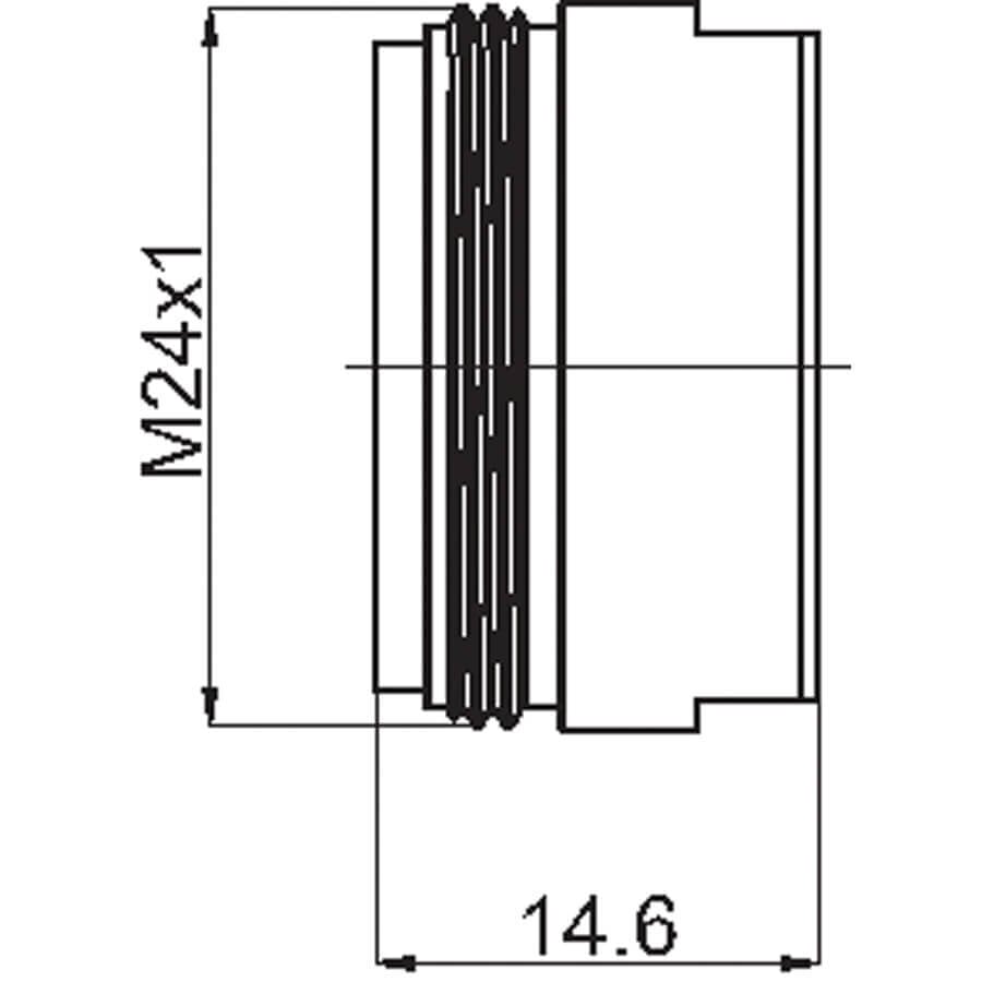 Aeraator Rubineta Spider M24x1 (Q8), 636763B hind ja info | Segistid ja lisatarvikud | kaup24.ee