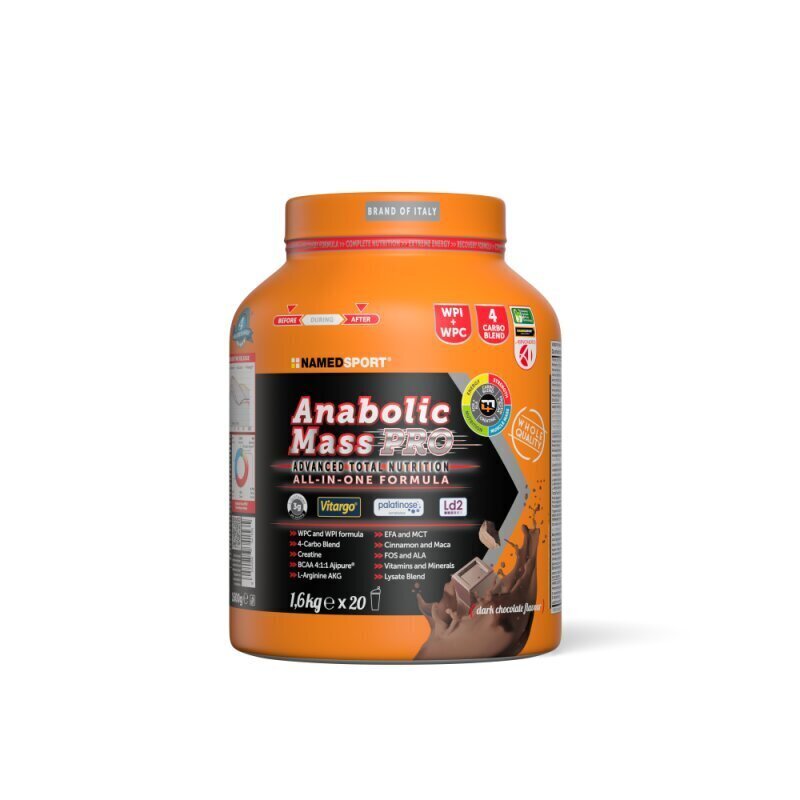 Namedsport Anabolic Mass Pro 1.6 kg цена и информация | Aminohapped | kaup24.ee