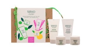 Kosmeetikakomplekt näole Shiseido Waso: Kreem, 15 ml + pesuvahend, 30 ml + mask, 15 ml + mask, 30 ml hind ja info | Näokreemid | kaup24.ee