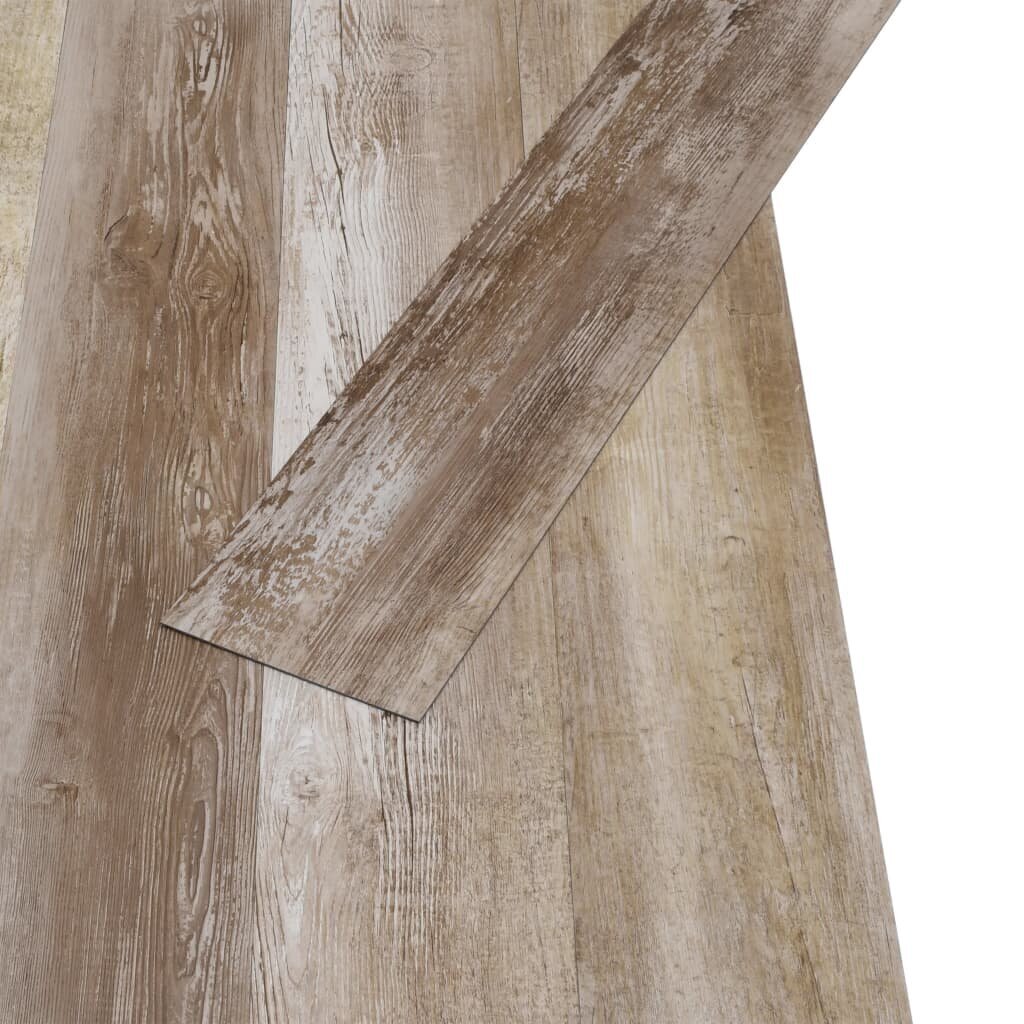 Põrandapaneelid vidaXL, pleegitatud puit, PVC, 5,21 m², 2 mm hind ja info | Laminaatparkett | kaup24.ee