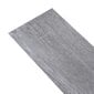 Põrandapaneelid vidaXL, matt puithall, PVC, 5,21 m², 2 mm hind ja info | Laminaatparkett | kaup24.ee