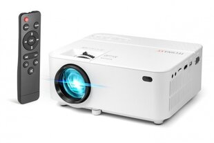 Projektor Technaxx Mini LED Beamer TX-113 FullHD 1080p mini projector with powerful 1800 lumens LED lamp and multimedia player Size n2W stereo speakers from 32 "to 176". Long lamp life 40,000 hours. Connection to computer / laptop, tablet, smartphone and  цена и информация | Проекторы | kaup24.ee