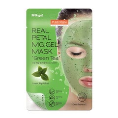 Geelmask Purederm MG: True Petal „Roheline tee“ цена и информация | Маски для лица, патчи для глаз | kaup24.ee