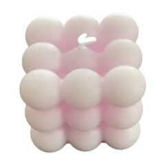 Розовая свеча Maxi Bubble, 6.5см цена и информация | Свечи, подсвечники | kaup24.ee