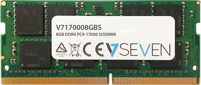 V7 V7170008GBS-SR цена и информация | Operatiivmälu (RAM) | kaup24.ee