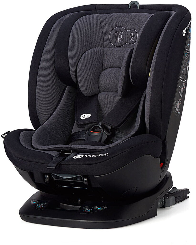 Автокресло Kinderkraft Xpedition, 0-36 кг ISOFIX, черное цена | kaup24.ee