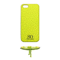 Apple iPhone 5S/SE cover Fluo cracks+Brac by So Seven Yellow hind ja info | Telefoni kaaned, ümbrised | kaup24.ee