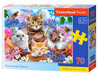 Pusle 70 Kittens with Flowers 070107 цена и информация | Pusled | kaup24.ee