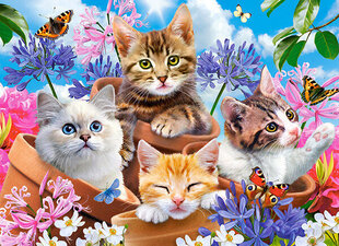 Pusle 70 Kittens with Flowers 070107 hind ja info | Pusled | kaup24.ee