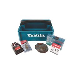 Tarvikute komplekt Makpac kohvris metallitöödeks P-84012 цена и информация | Ящики для инструментов, держатели | kaup24.ee