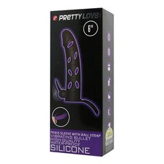 Rihm Plunging Pete Corona Pretty Love Vibraator Must (ø 3 cm) hind ja info | BDSM ja fetish | kaup24.ee