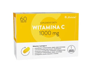 C-vitamiin 1000 mg, 60 tab. hind ja info | Vitamiinid, toidulisandid, preparaadid tervise heaoluks | kaup24.ee