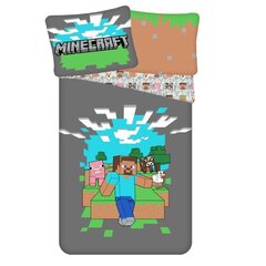 Voodipesukomplekt Minecraft Adventure, 140 x 200 cm + padjapüür 70 x 90 cm цена и информация | Детское постельное бельё | kaup24.ee