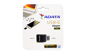 ADATA USB-C TO USB 3.1A ADAPTER hind ja info | USB jagajad, adapterid | kaup24.ee