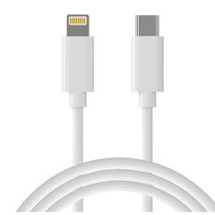 USB Type C kaabel - Lightning, PD, 18W, 1m hind ja info | Kaablid ja juhtmed | kaup24.ee