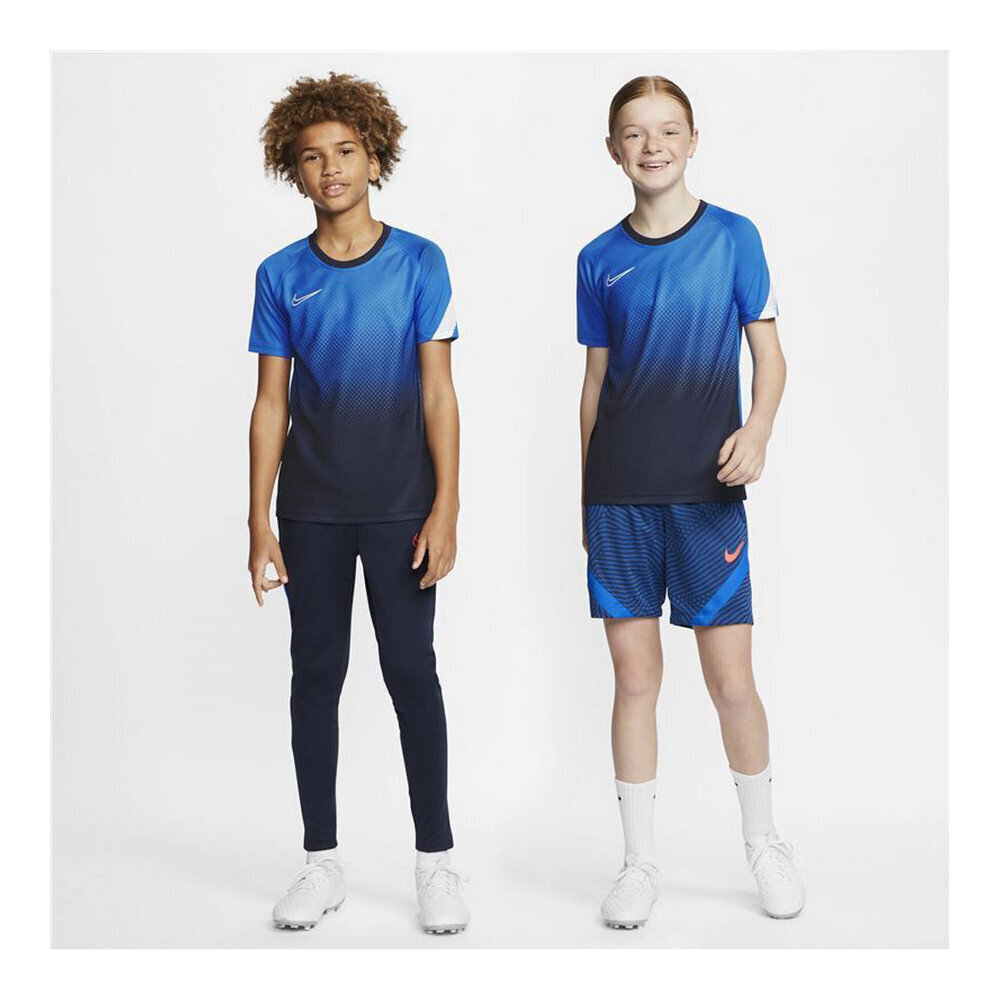 Laste Lühikeste varrukatega T-särk Nike Dri-FIT Academy Sinine цена и информация | Poiste särgid | kaup24.ee