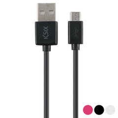 Кабель KSIX BXCUSB01 Micro USB 1 м цена и информация | Кабели для телефонов | kaup24.ee