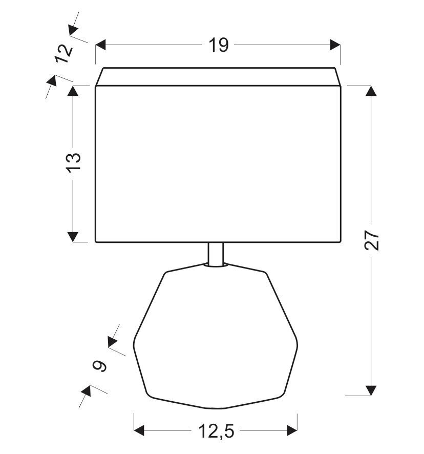 Candellux laualamp Animi hind ja info | Laualambid | kaup24.ee